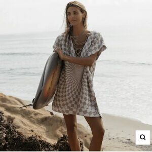 Sandcloud Lana Coverup chekered NWT